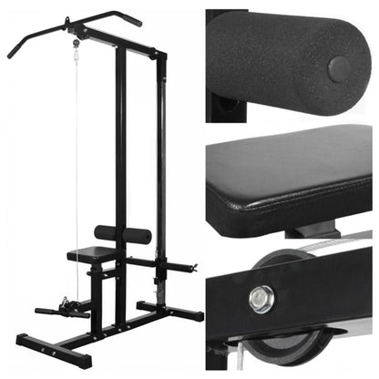vidaXL Tour de musculation avec jeu d'haltères et poids 30,5 kg