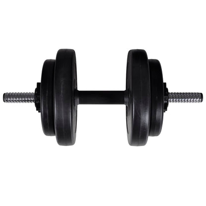 vidaXL Banc d'entraînement et support de poids jeu d'haltères 60,5 kg