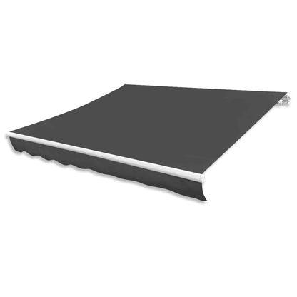 vidaXL Toile d'auvent Anthracite 350x250 cm