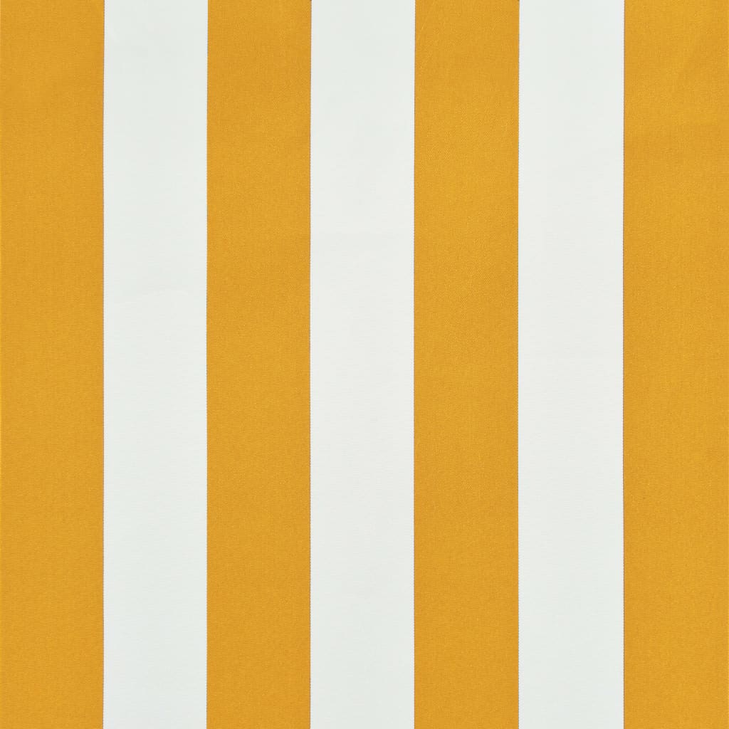 vidaXL Auvent rétractable 300x150 cm Jaune et blanc