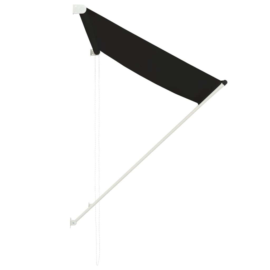 vidaXL Auvent rétractable 150x150 cm Anthracite