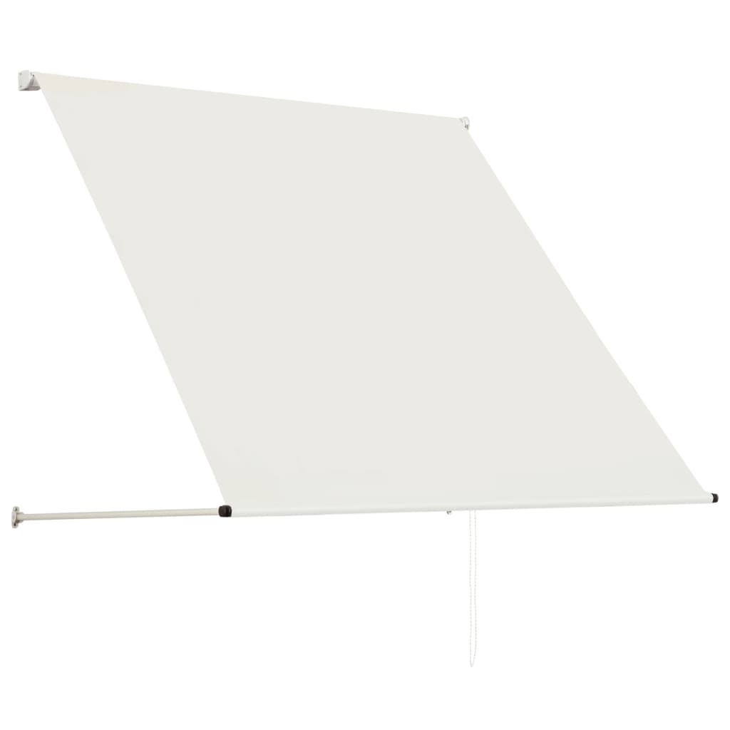 vidaXL Auvent rétractable 150x150 cm Crème
