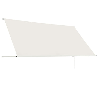 vidaXL Auvent rétractable 300x150 cm Crème