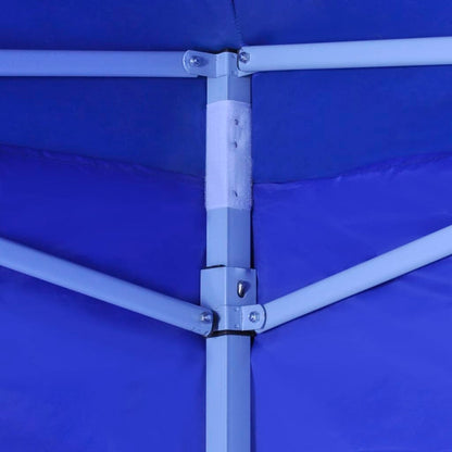 vidaXL Tente pliable avec 2 parois 3 x 3 m Bleu