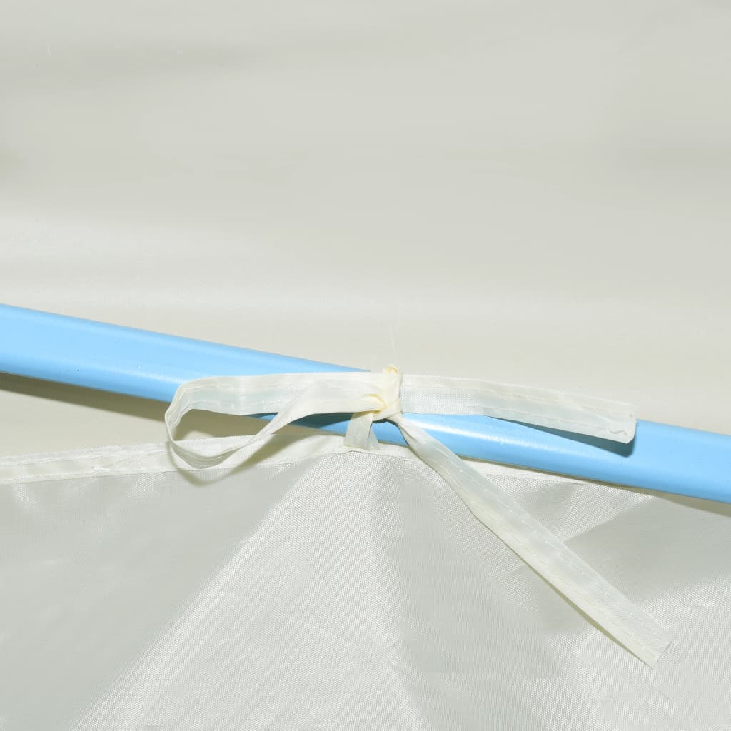vidaXL Tente de réception pliable 3x9 m Blanc cassé