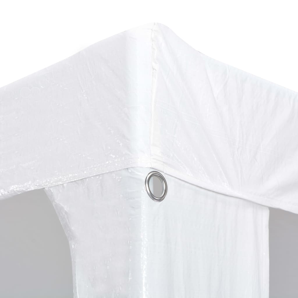vidaXL Tente de réception 3x9 m PE Blanc