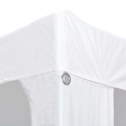 vidaXL Tente de réception 3x9 m PE Blanc