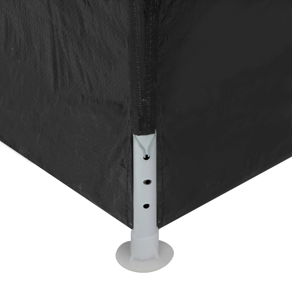 vidaXL Tente de réception 3 x 3 m Anthracite
