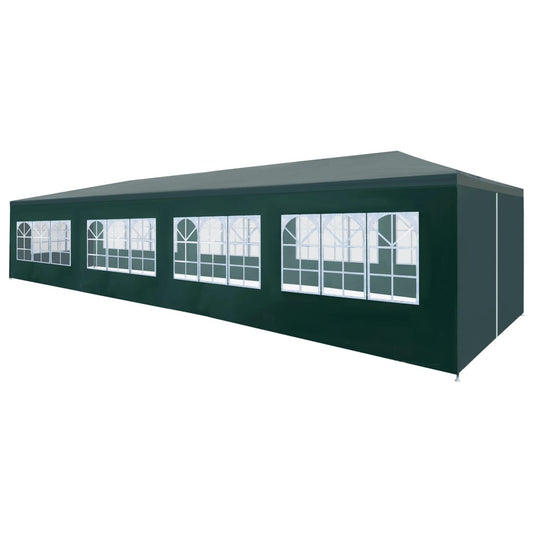 vidaXL Tente de réception 3 x 12 m Vert