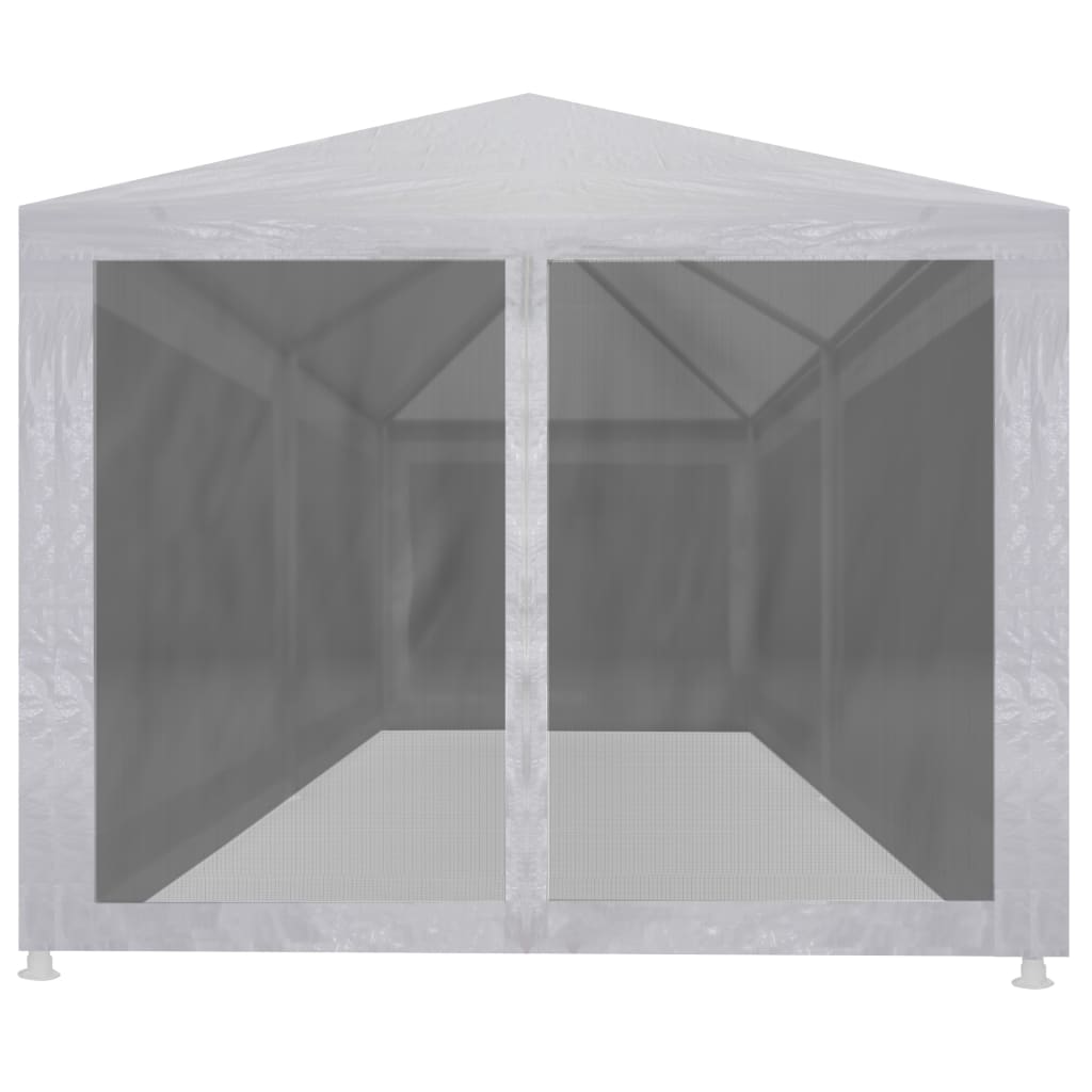 vidaXL Tente de réception avec 6 parois en maille 4 x 3 m