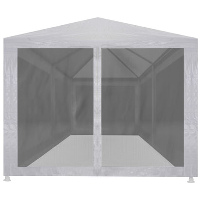 vidaXL Tente de réception avec 6 parois en maille 4 x 3 m