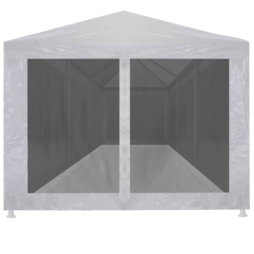vidaXL Tente de réception avec 8 parois en maille 9 x 3 m