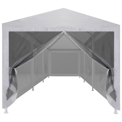 vidaXL Tente de réception avec 8 parois en maille 9 x 3 m