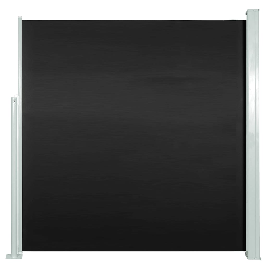 vidaXL Auvent latéral rétractable 140 x 300 cm Noir