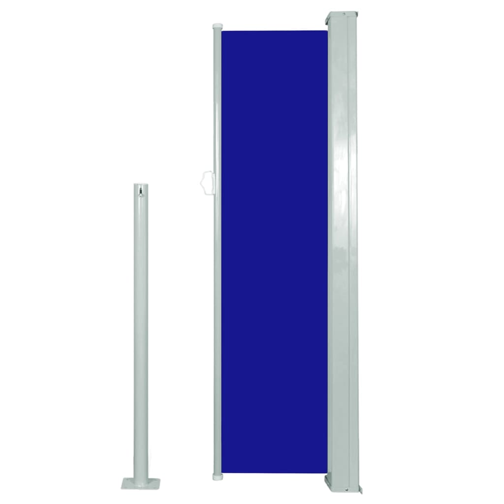vidaXL Auvent latéral rétractable 120 x 300 cm Bleu