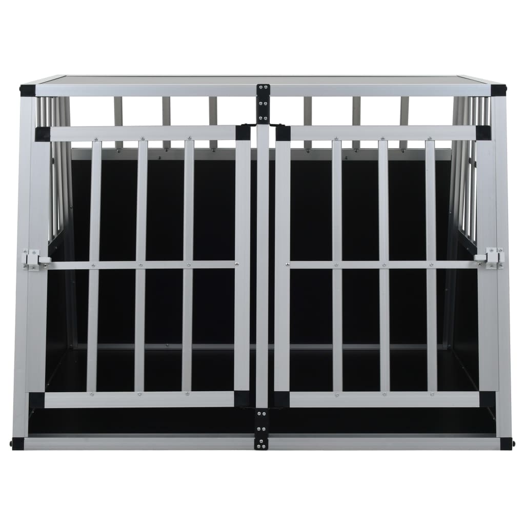 vidaXL Cage pour chien à double porte 94 x 88 x 69 cm