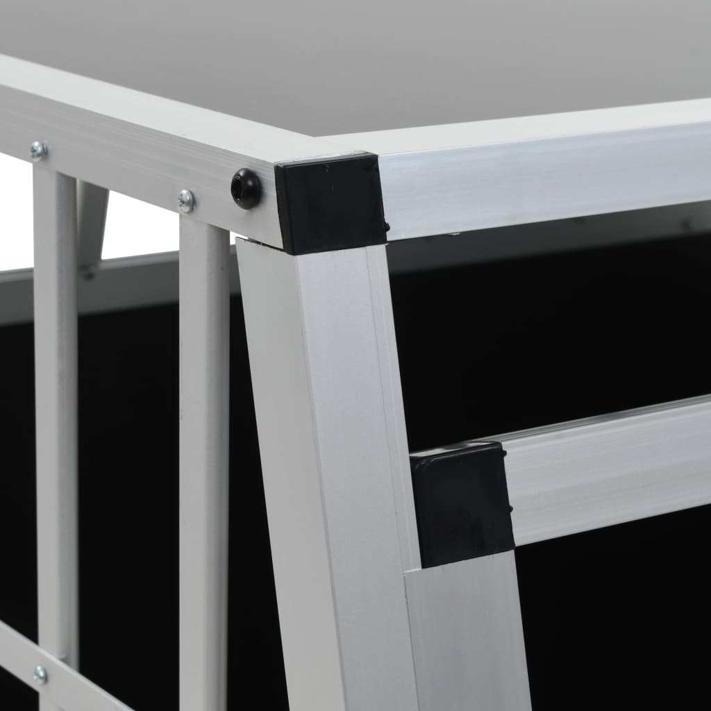 vidaXL Cage pour chien à double porte 94 x 88 x 69 cm