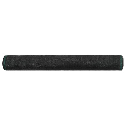 vidaXL Clôture de tennis PEHD 1 x 25 m Noir