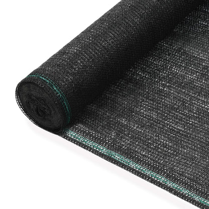 vidaXL Clôture de tennis PEHD 1,2 x 50 m Noir