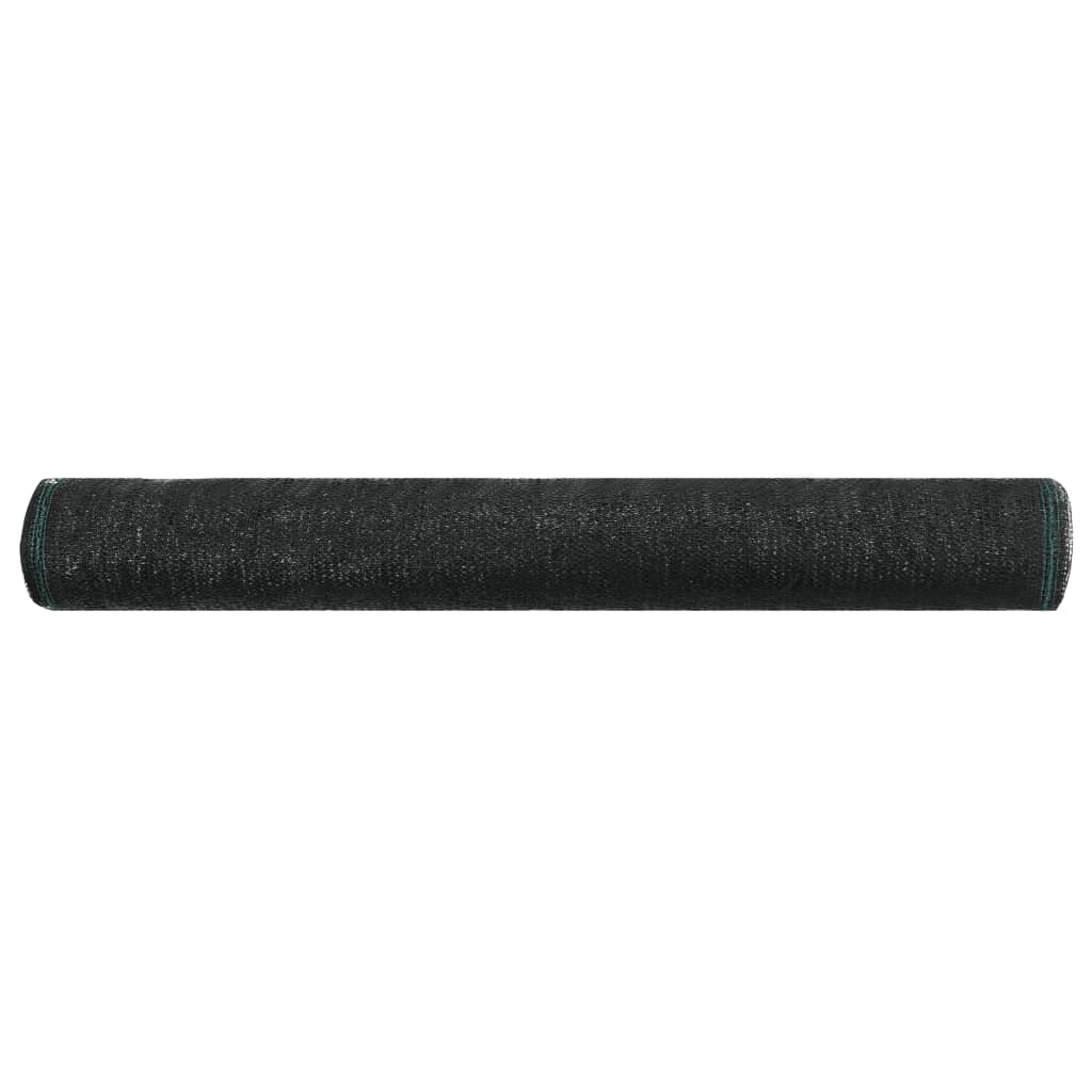 vidaXL Clôture de tennis PEHD 1,2 x 50 m Noir
