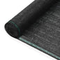 vidaXL Clôture de tennis PEHD 1,4 x 25 m Noir
