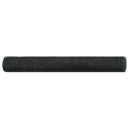 vidaXL Clôture de tennis PEHD 1,4 x 25 m Noir