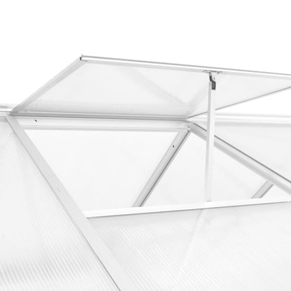 vidaXL Serre Aluminium 421x190x195 cm 15,6 m³