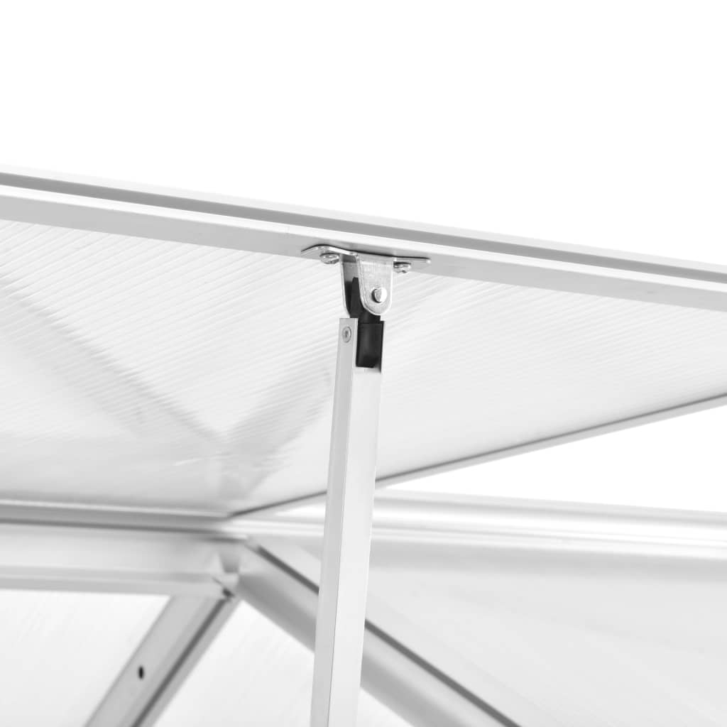 vidaXL Serre Aluminium 421x190x195 cm 15,6 m³