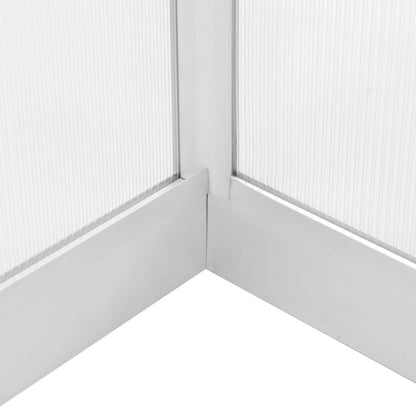vidaXL Serre Aluminium 421x190x195 cm 15,6 m³