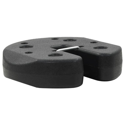 vidaXL Poids pour belvédère 4 pcs Noir 220x50 mm Béton