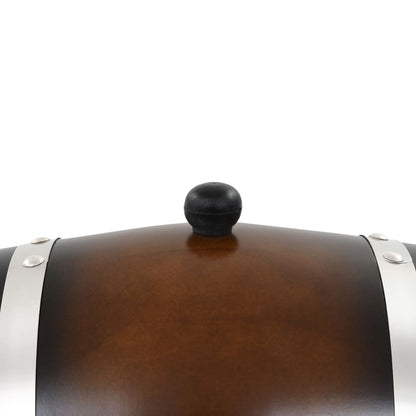 vidaXL Tonneau à vin avec robinet Pin massif 6 L