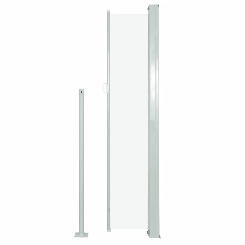 vidaXL Auvent latéral rétractable 160 x 500 cm Crème