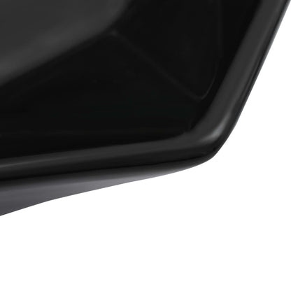 vidaXL Lavabo 41x36,5x12 cm Céramique Noir