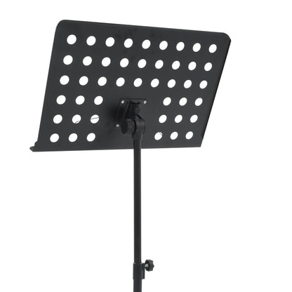 vidaXL Support de livre de musique Noir Acier