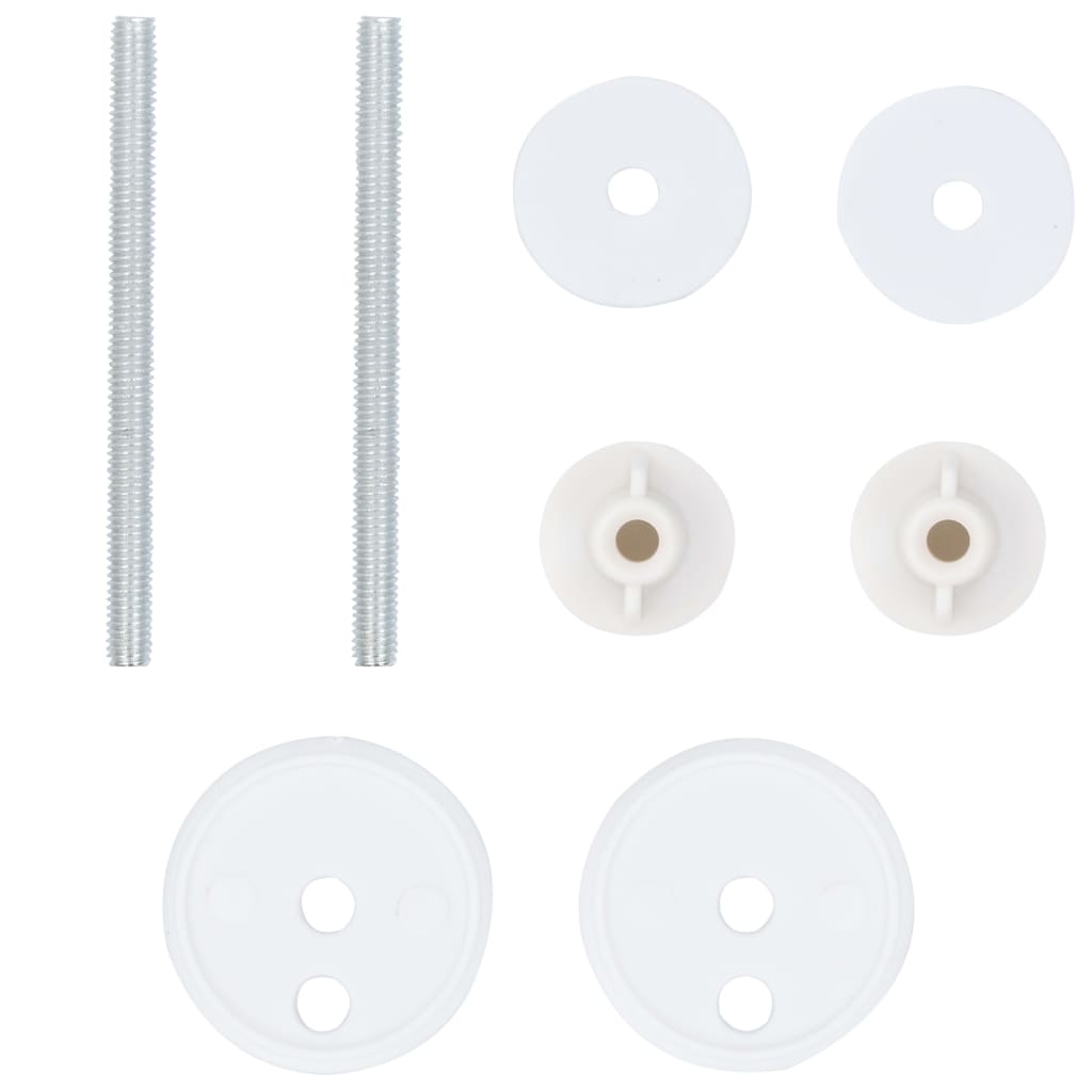 vidaXL Siège de toilette avec couvercle MDF Design de coquille