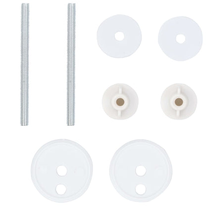 vidaXL Siège de toilette avec couvercle MDF Design de coquille