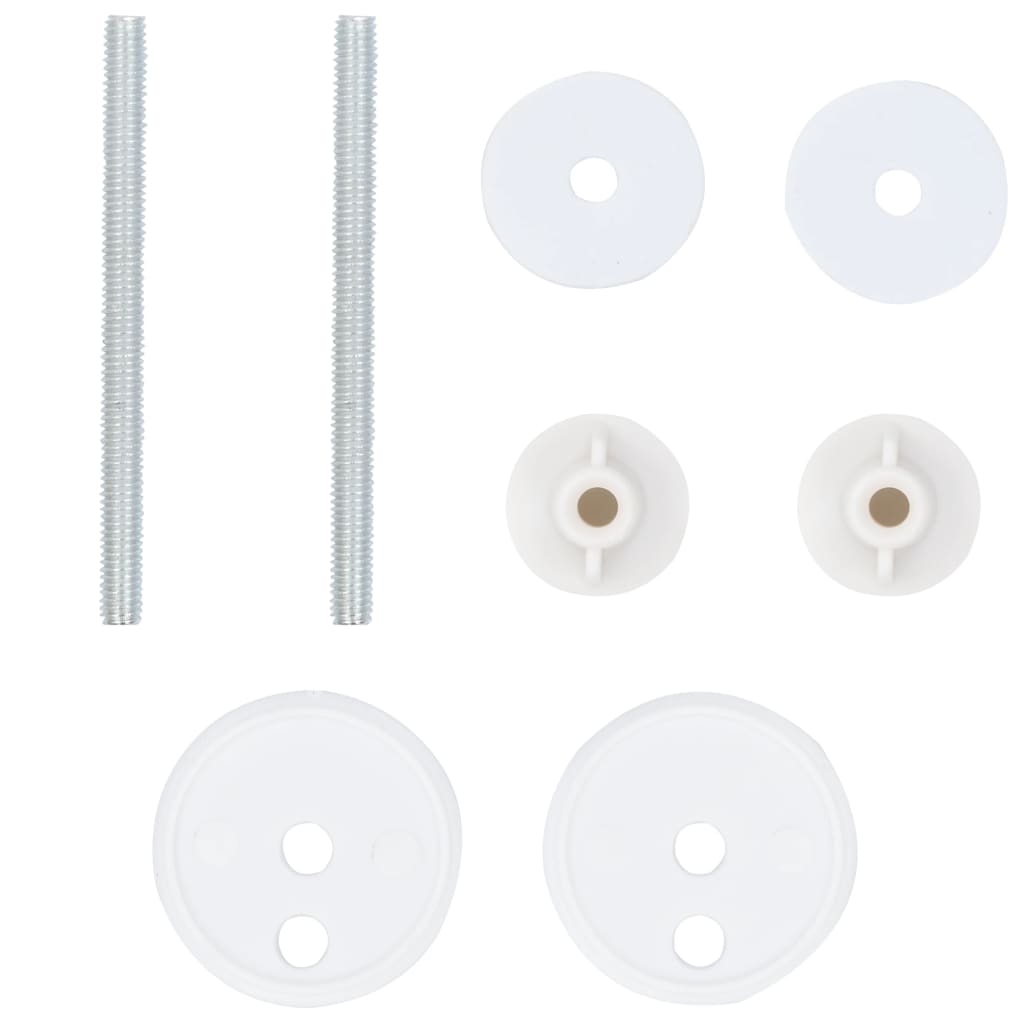 vidaXL Siège de toilette avec couvercle MDF Design bambou