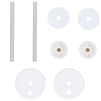 vidaXL Siège de toilette avec couvercle MDF Design bambou