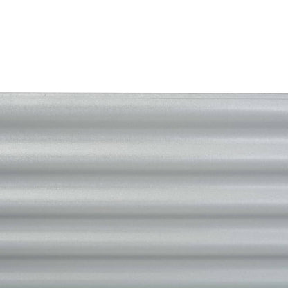 vidaXL Lit surélevé de jardin 160x80x81 cm Acier galvanisé Argenté