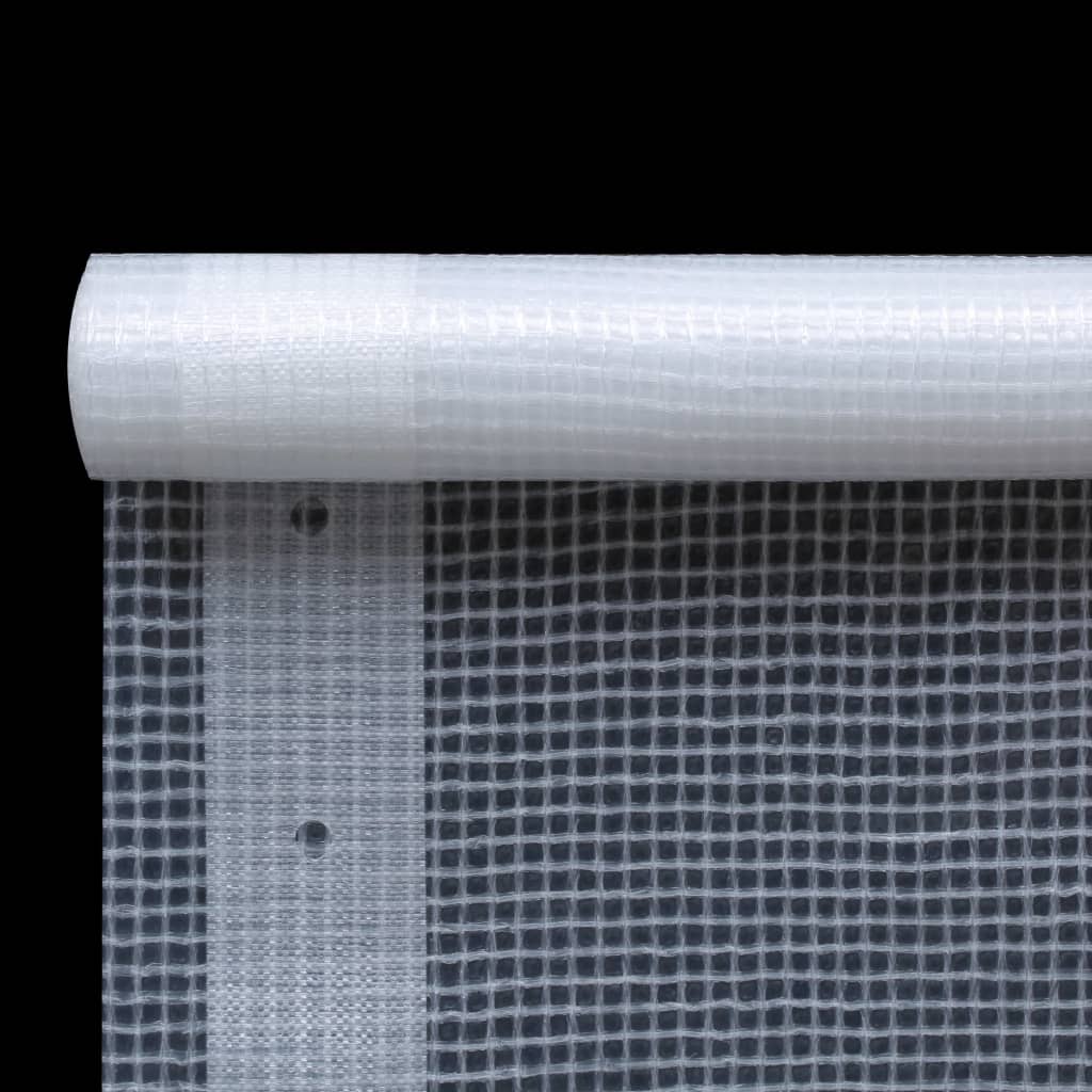 vidaXL Bâche Leno 260 g/m² 4 x 6 m Blanc