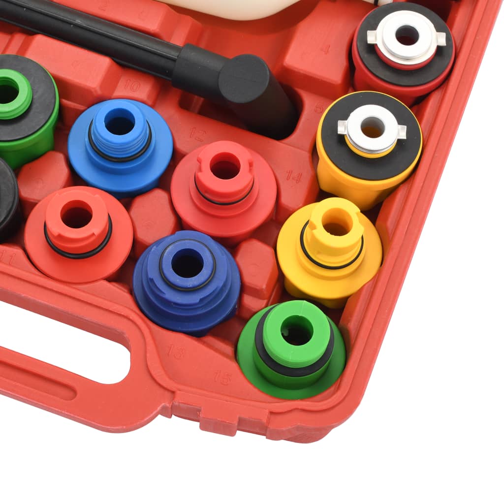 vidaXL Jeu de remplisseurs d'huile moteur 15 pcs