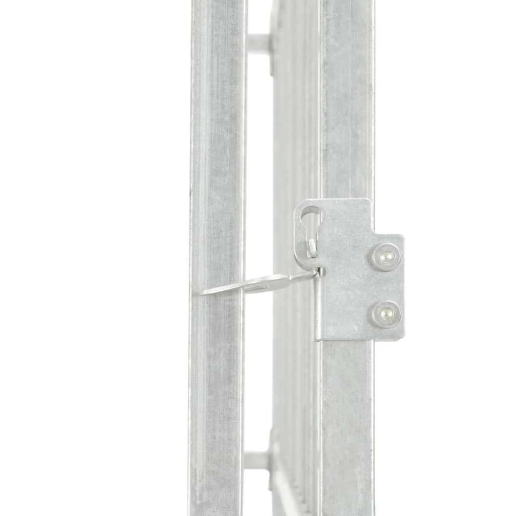vidaXL Chenil d'extérieur pour chiens 200 x 400 x 100 cm