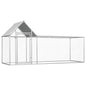 vidaXL Poulailler 3 x 1 x 1,5 m Acier galvanisé