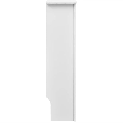 vidaXL Cache-radiateurs 2 pcs blanc MDF 152 cm