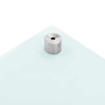 vidaXL Dosseret de cuisine Blanc 80x50 cm Verre trempé