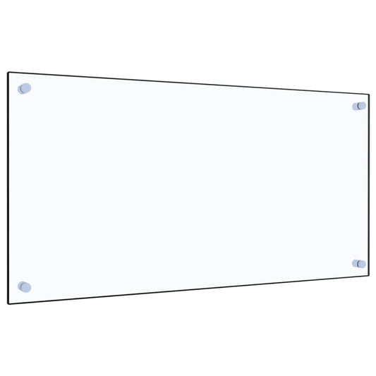 vidaXL Dosseret de cuisine Transparent 80x40 cm Verre trempé