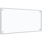vidaXL Dosseret de cuisine Transparent 80x40 cm Verre trempé