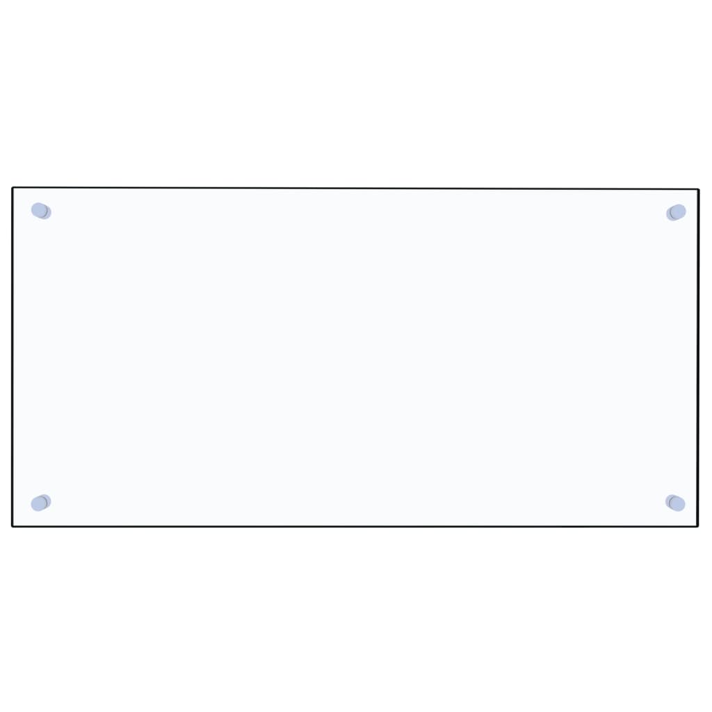 vidaXL Dosseret de cuisine Transparent 80x40 cm Verre trempé