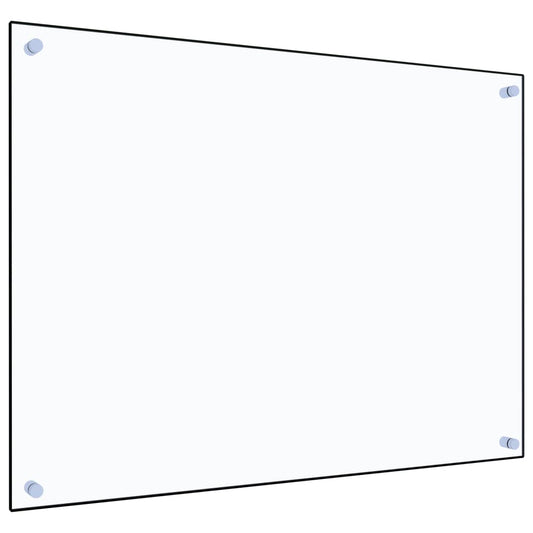 vidaXL Dosseret de cuisine Transparent 80x60 cm Verre trempé