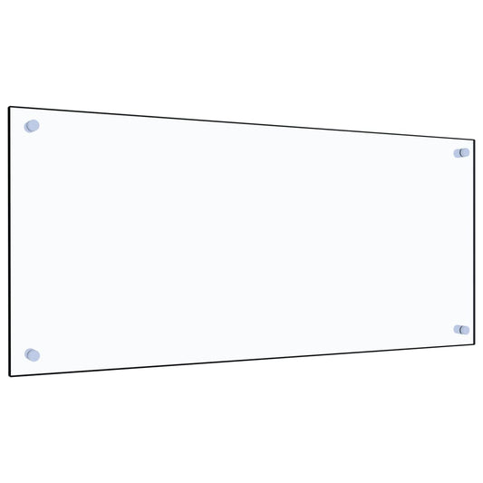 vidaXL Dosseret de cuisine Transparent 90 x 40 cm Verre trempé